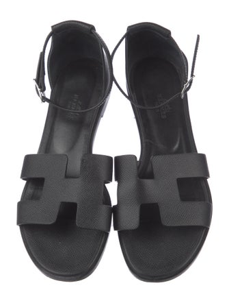 Hermès Santorini H Logo Gladiator Sandals