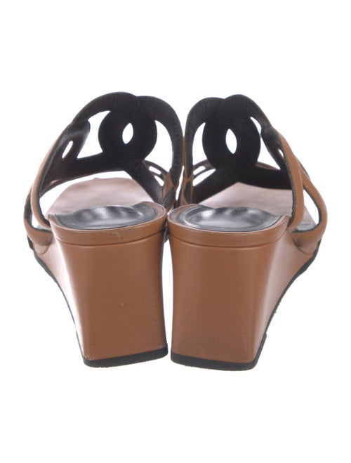 Hermès Figari 55 Leather Slides