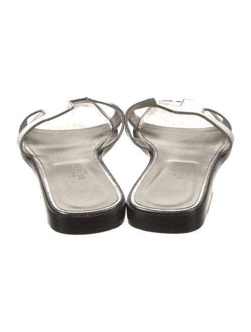 Hermès Oran Leather Slides