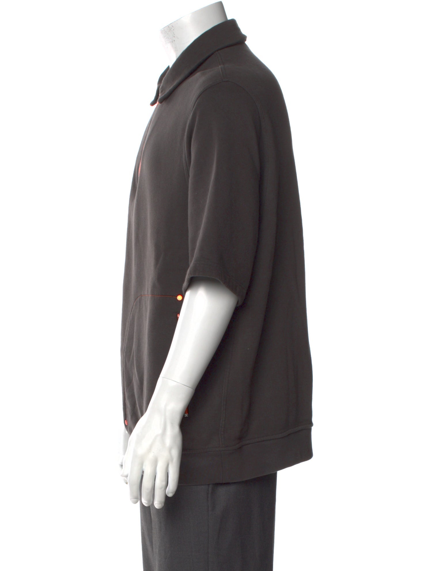 Hermès Collar Three-Quarter Sleeve Sweatshirt