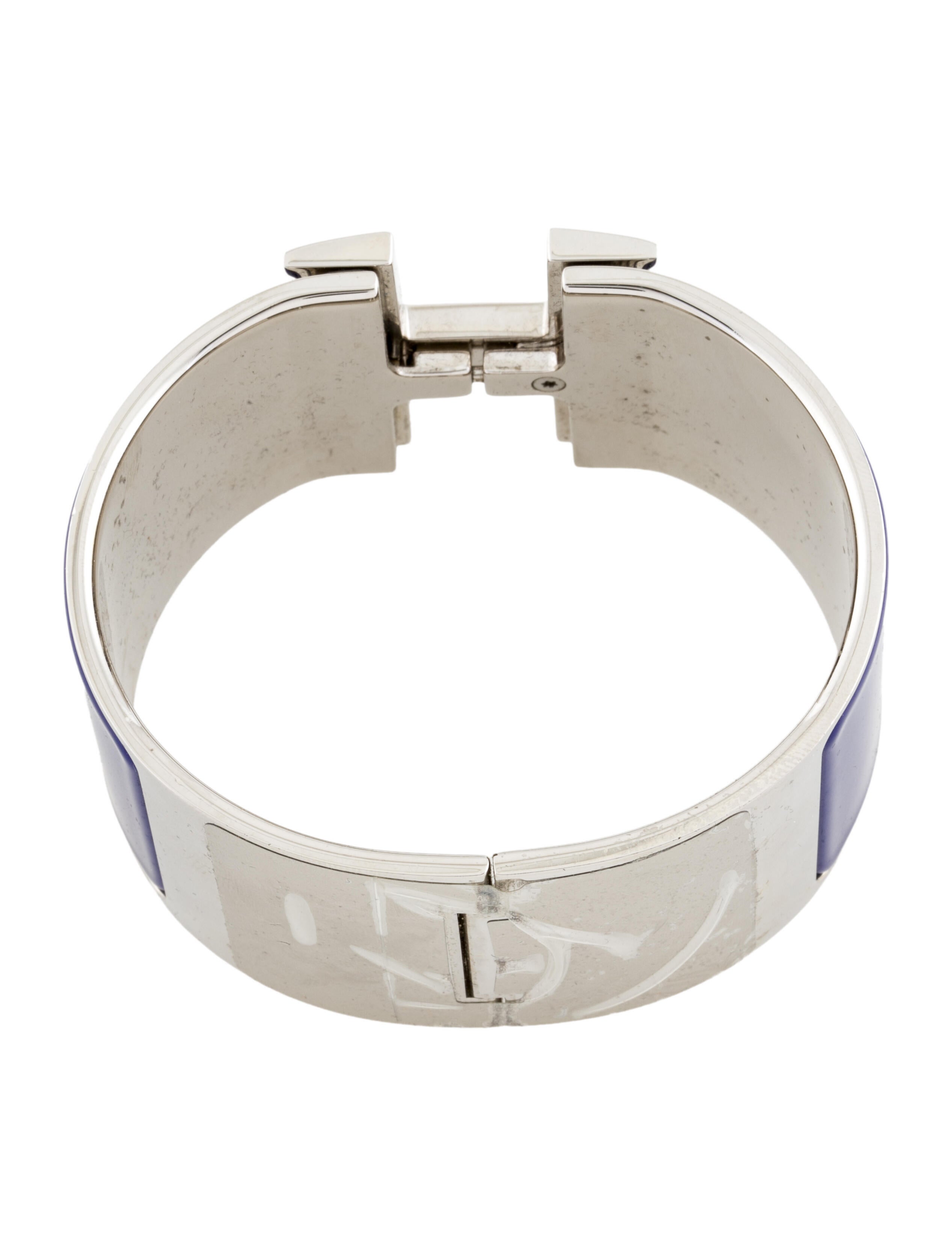 Hermès Enamel Extra Wide Clic Clac H Bracelet