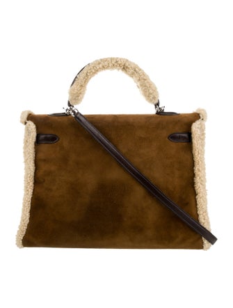 Hermès Shearling Teddy Kelly II 35