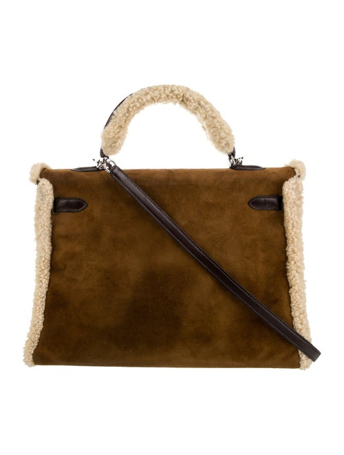 Hermès Shearling Teddy Kelly II 35