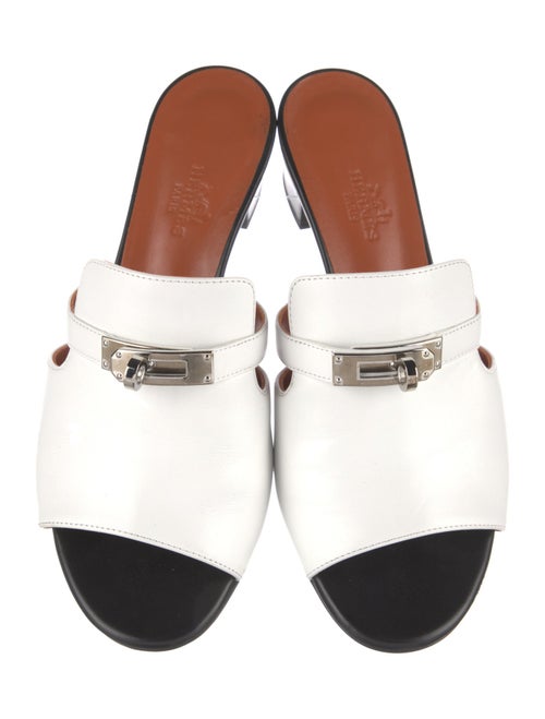 Hermès Candy Leather Slides