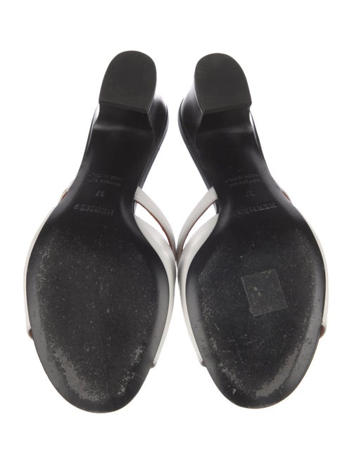 Hermès Candy Leather Slides