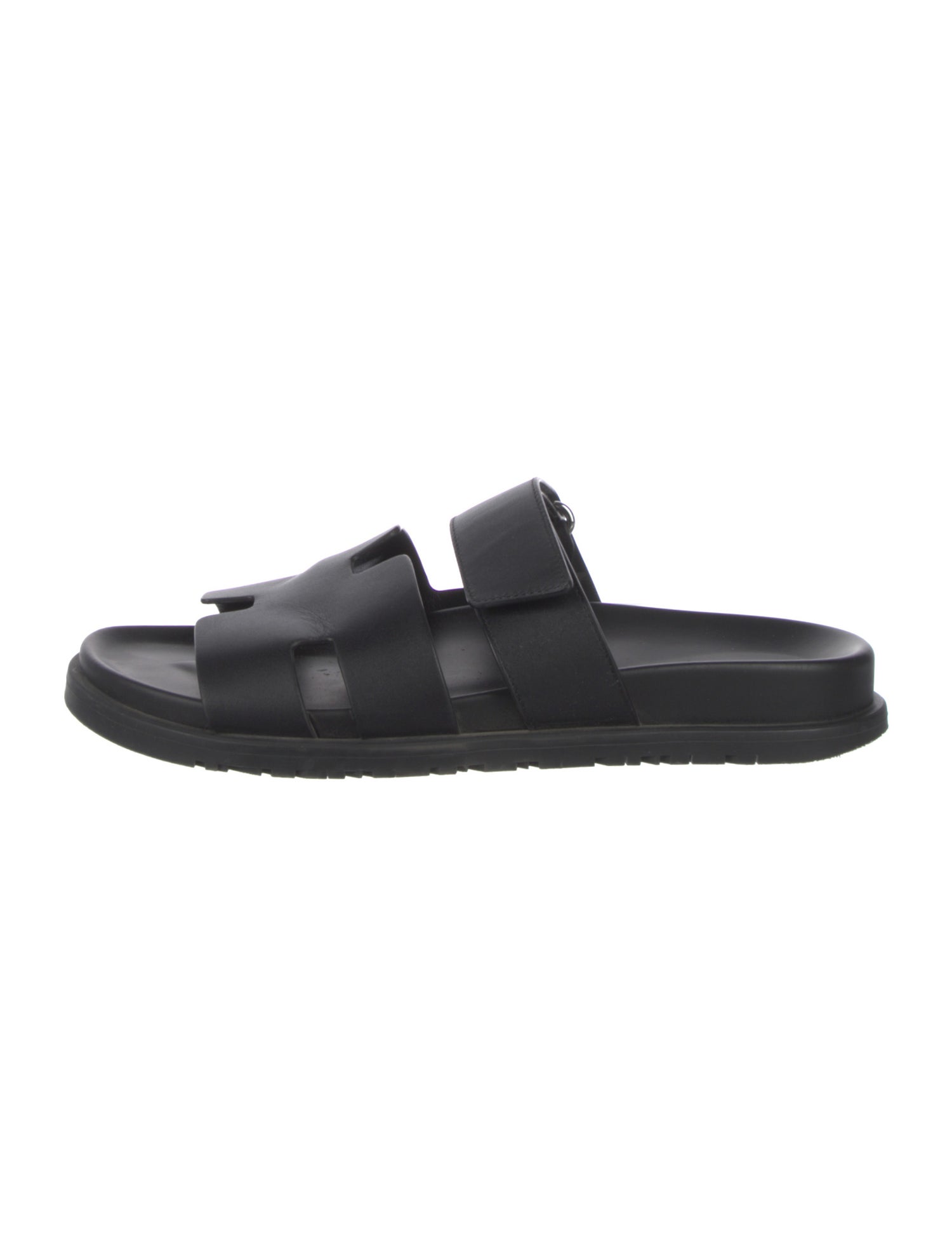 Hermès Chypre Leather Slides