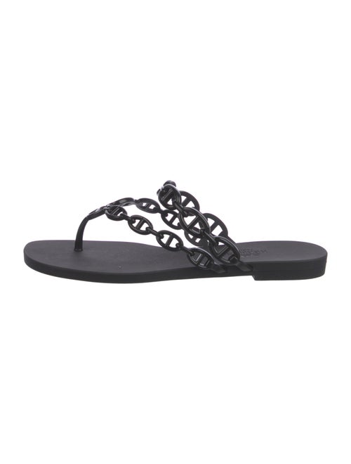 Hermès Island Chaîne d'Ancre Insignia Slides