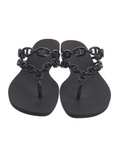 Hermès Island Chaîne d'Ancre Insignia Slides