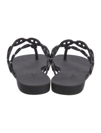 Hermès Island Chaîne d'Ancre Insignia Slides