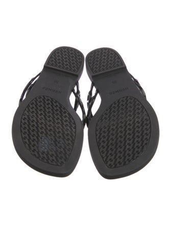 Hermès Island Chaîne d'Ancre Insignia Slides