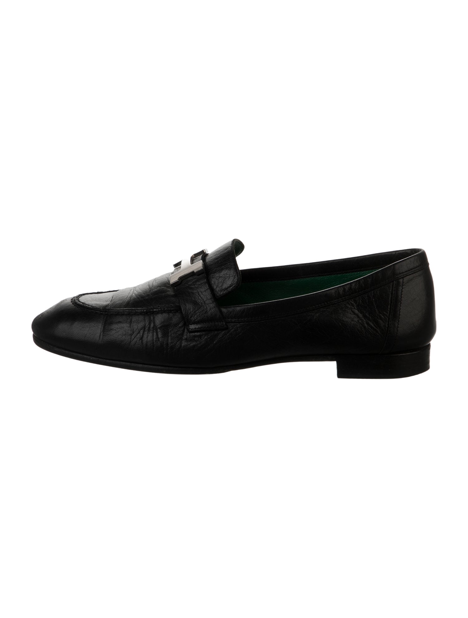 Hermès Paris Leather Loafers