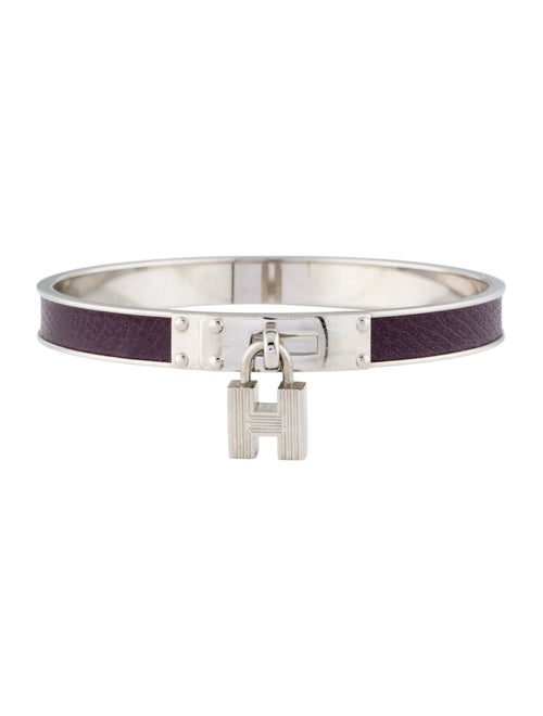 Hermès Lizard Kelly Cadena Lock Bangle