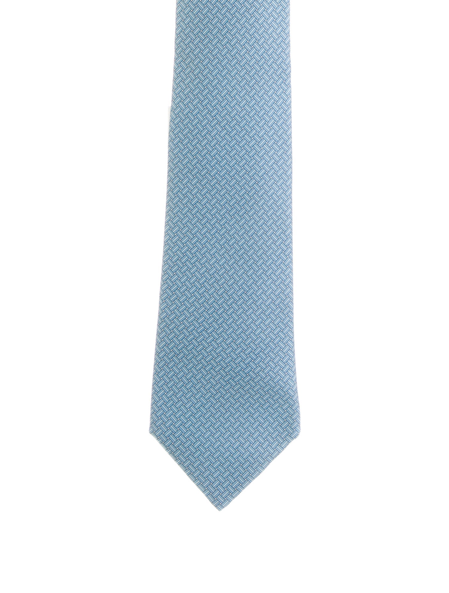 Hermès Silk Patterned Tie w/ Tags