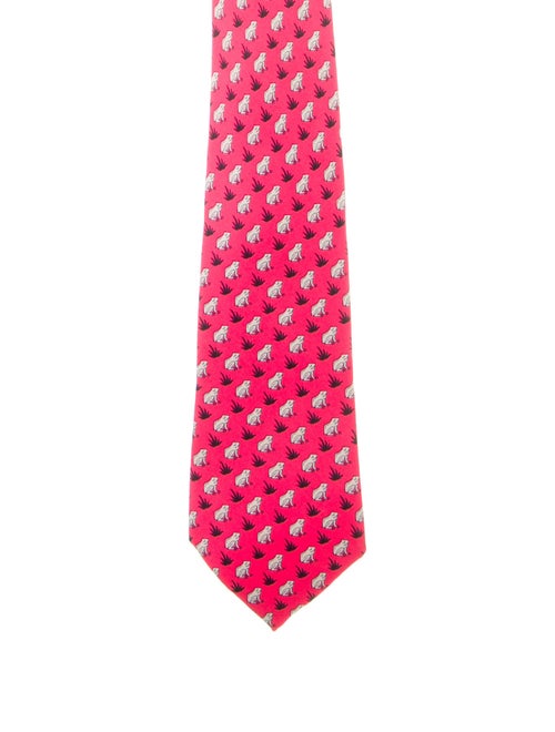 Hermès Silk Patterned Tie