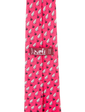 Hermès Silk Patterned Tie