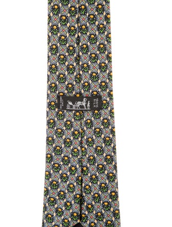 Hermès Silk Patterned Tie