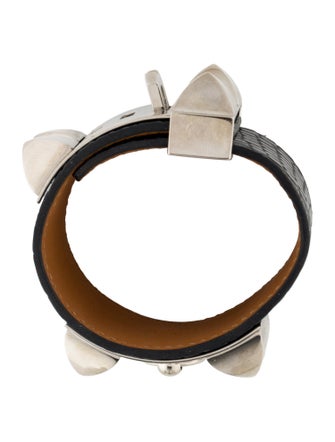 Hermès Collier de Chien Alligator Wrap Bracelet