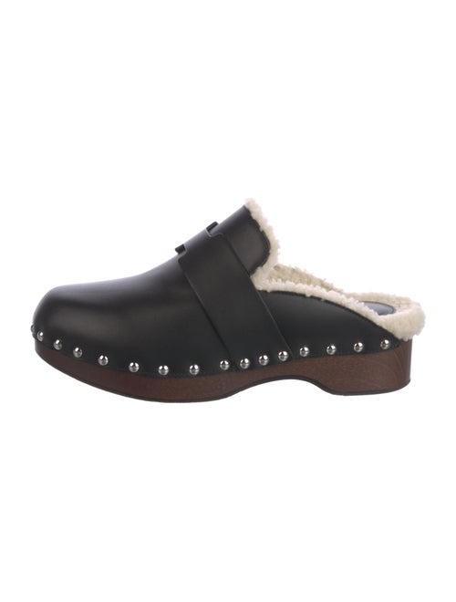 Hermès 2022 Calya Shearling Clog Mules