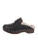 Hermès 2022 Calya Shearling Clog Mules