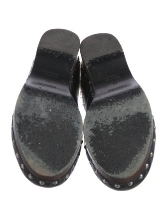 Hermès 2022 Calya Shearling Clog Mules