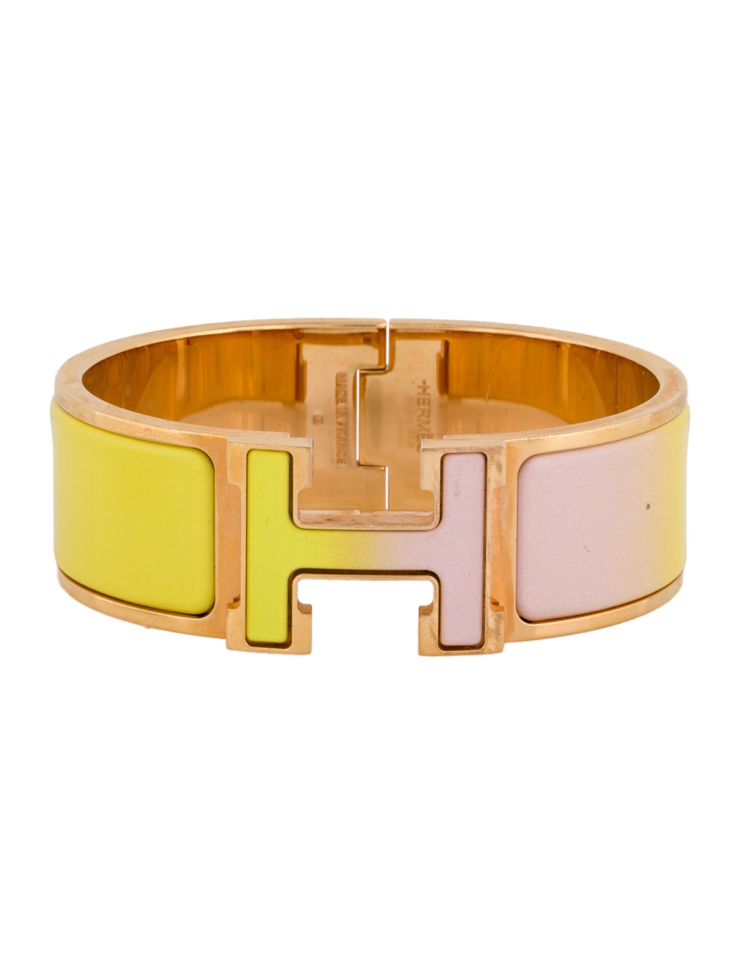 Hermès Enamel Turnlock Fusion Clic Clac H Bracelet