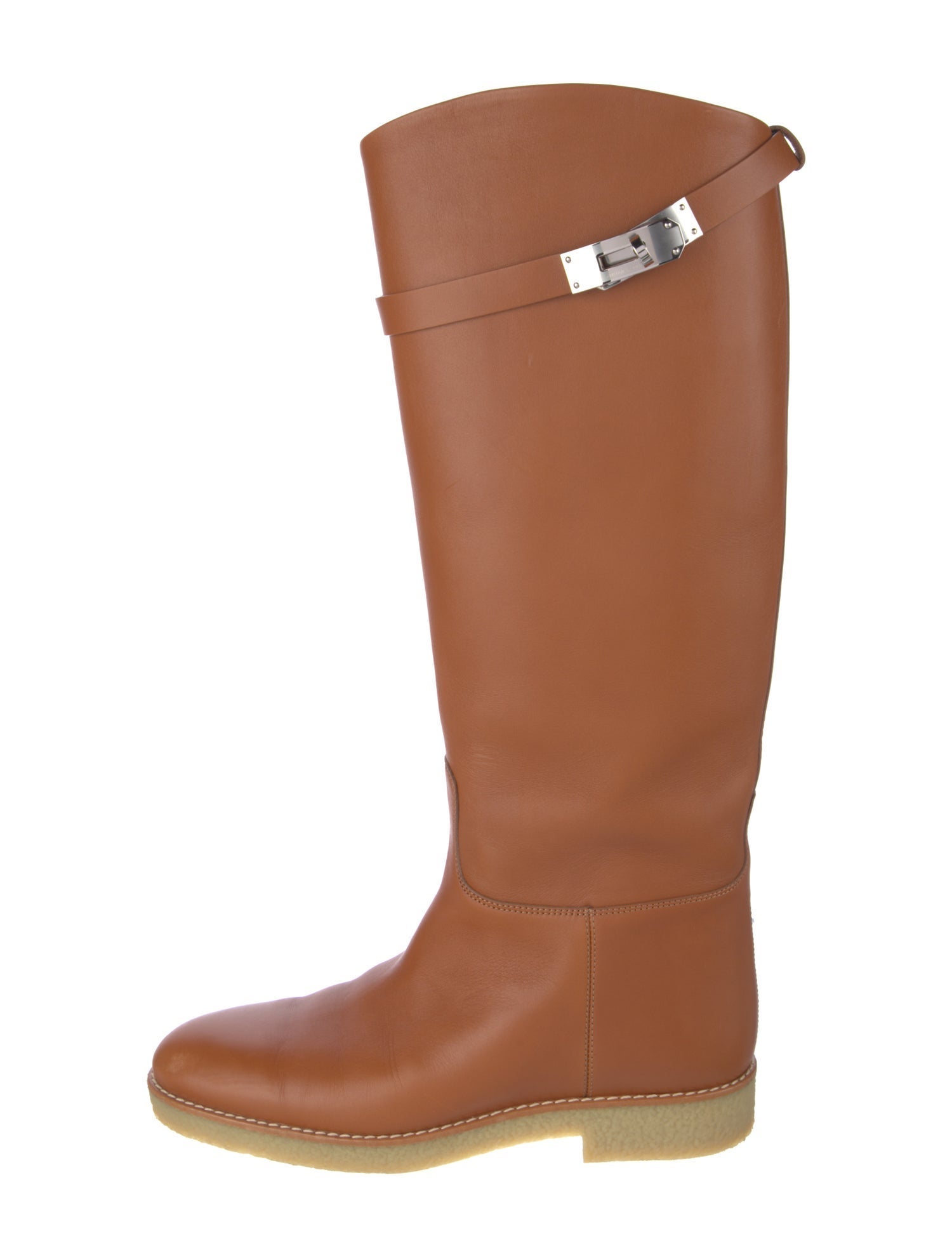 Hermès Faustine Leather Riding Boots