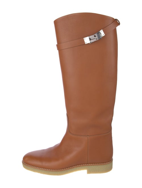 Hermès Faustine Leather Riding Boots