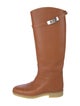 Hermès Faustine Leather Riding Boots