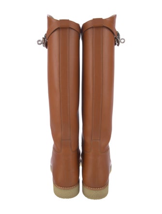 Hermès Faustine Leather Riding Boots