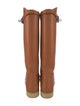 Hermès Faustine Leather Riding Boots