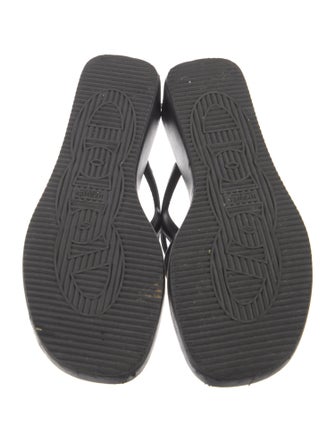 Hermès Gipsy Chain-Link Accent Flip Flops