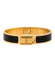 Hermès Enamel Clic Cadenas Locky Me Bangle Bracelet