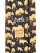 Hermès pattern silk tie