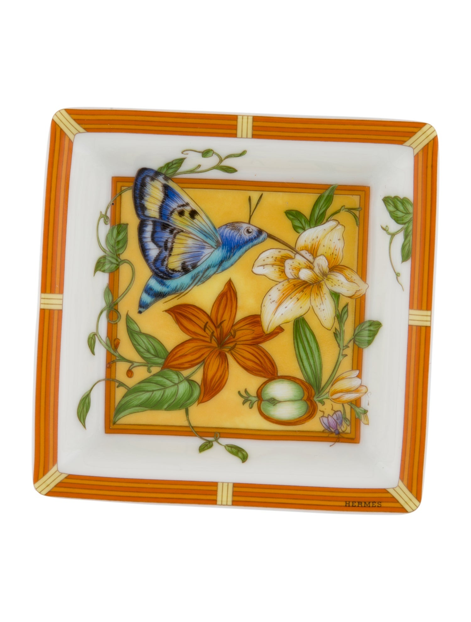 Hermès La Siesta Miniature Porcelain Tray