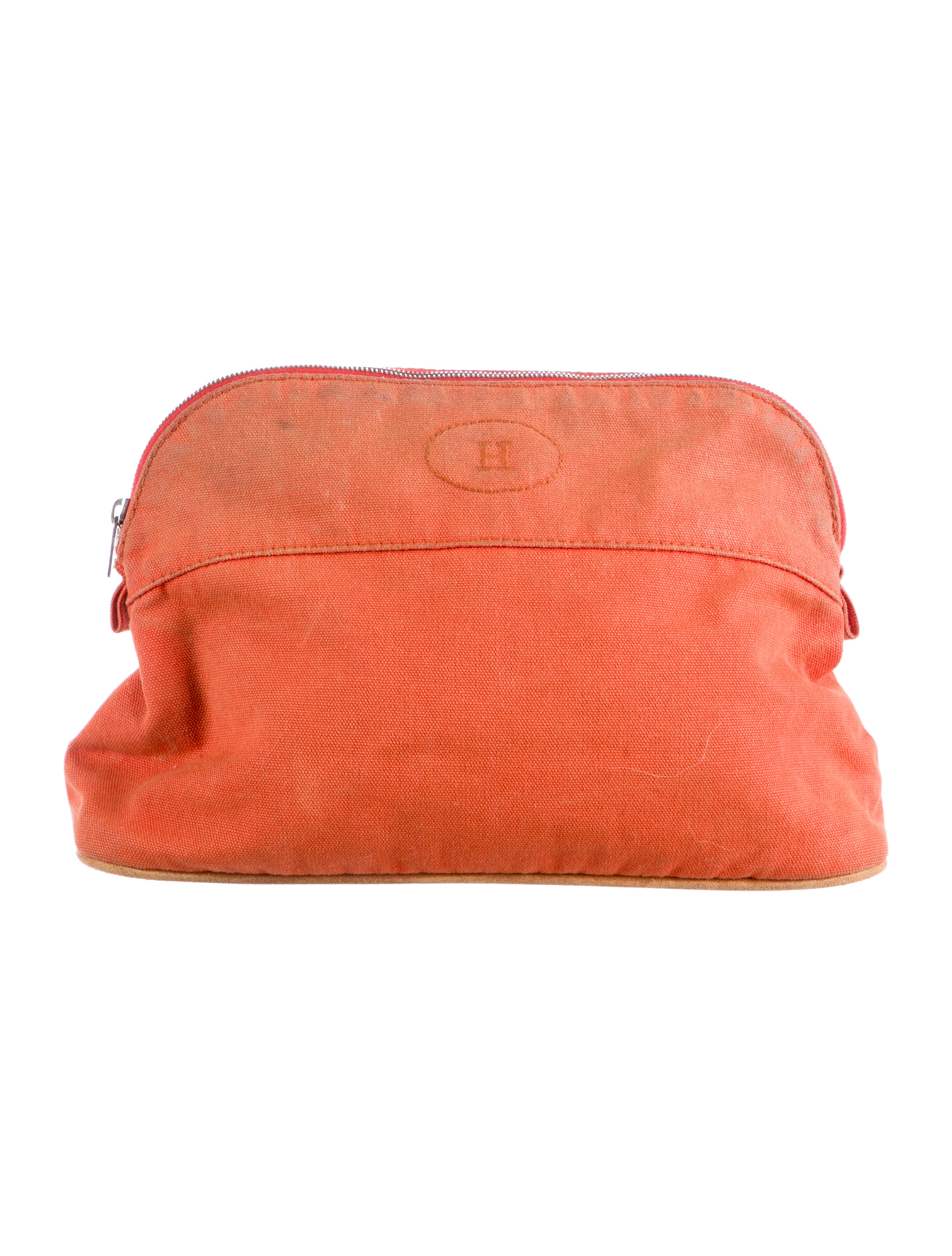 Hermès Toile Bolide Trousse de Voyage MM