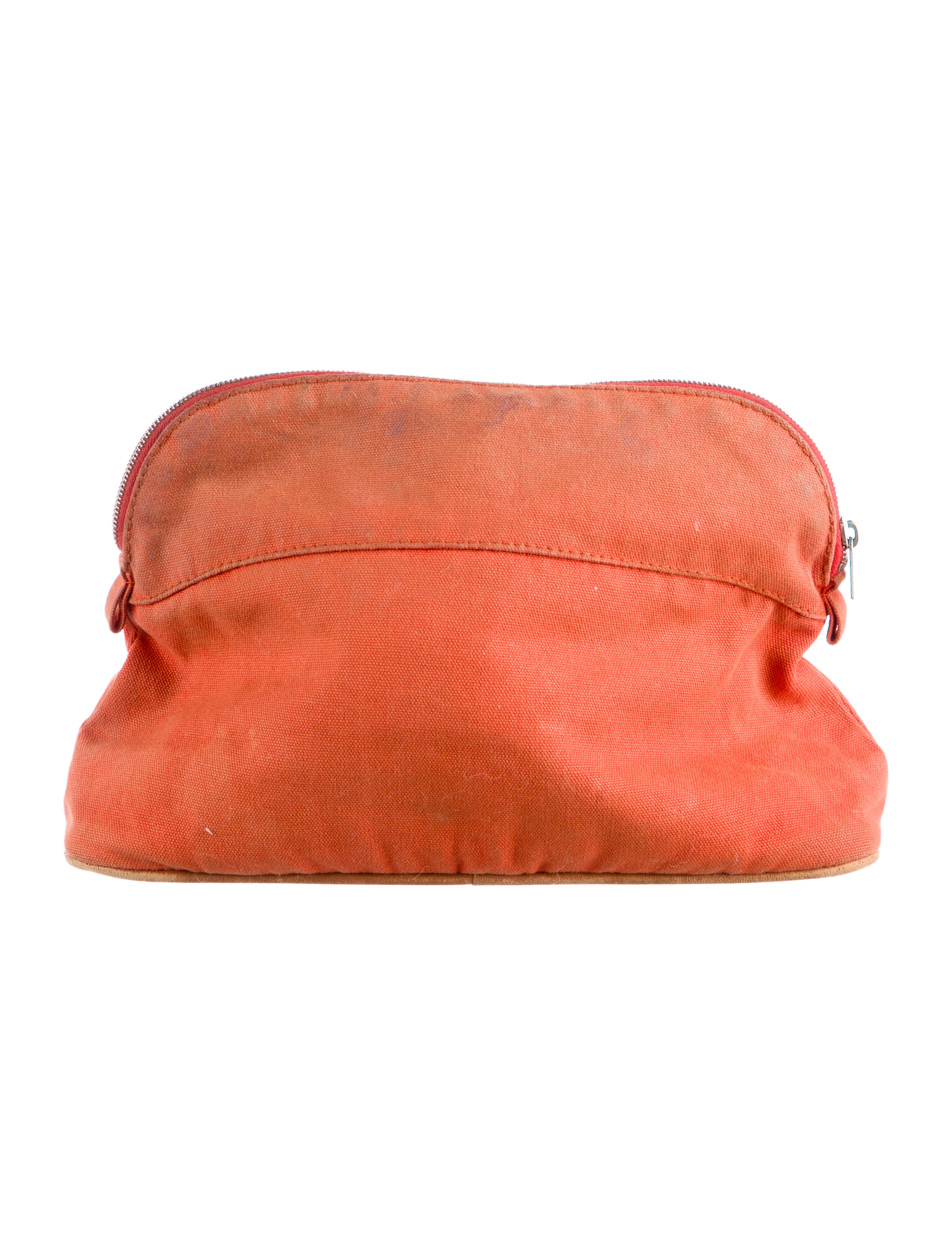 Hermès Toile Bolide Trousse de Voyage MM