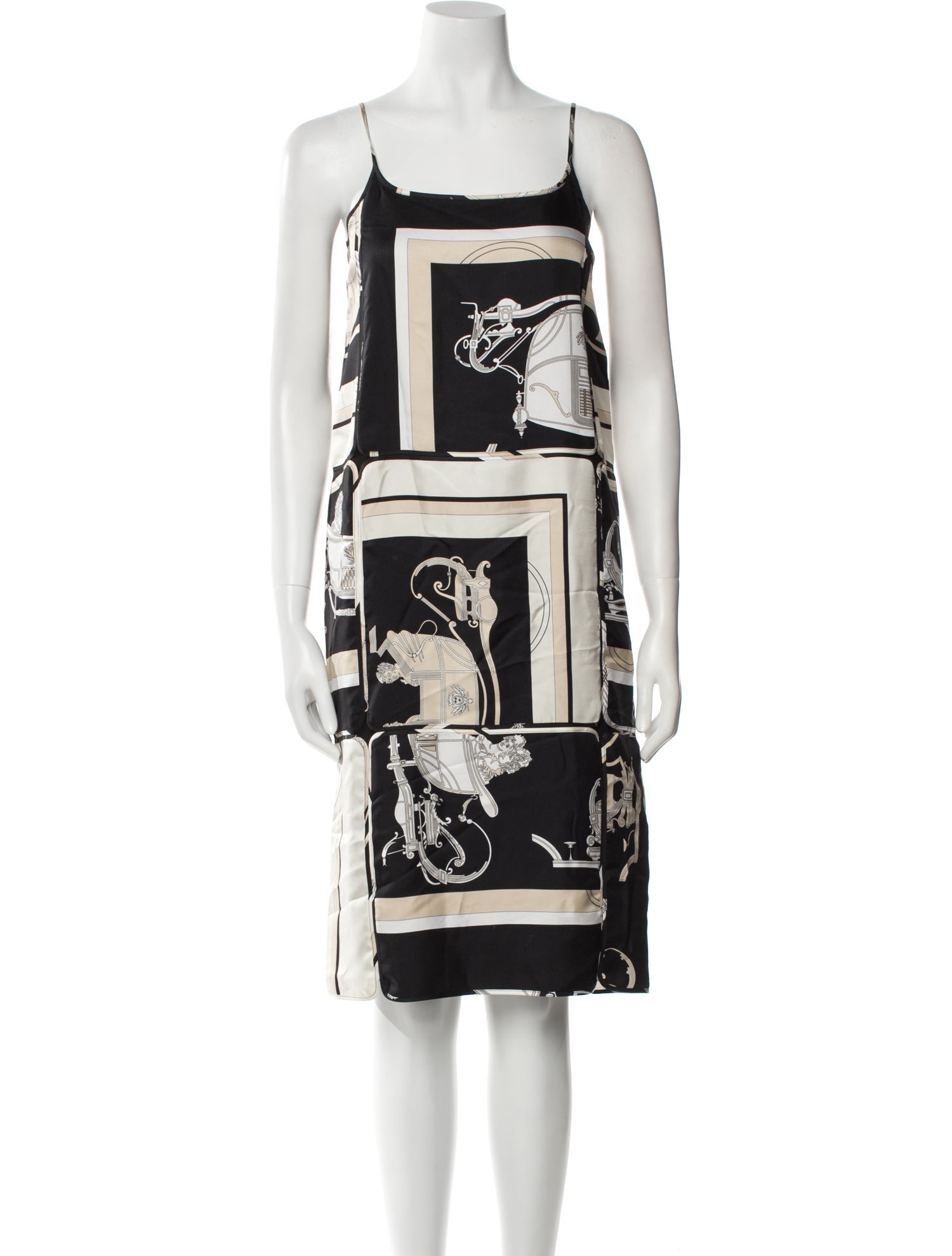 Hermès Silk Knee-Length Dress w/ Tags