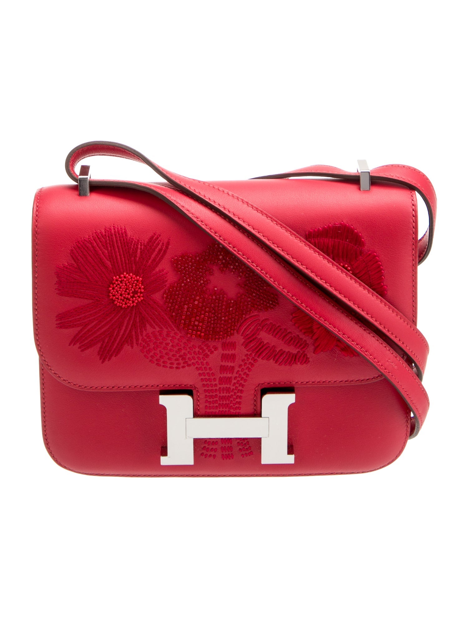Hermès 2025 Swift Dancing Flowers Mini Constance 18
