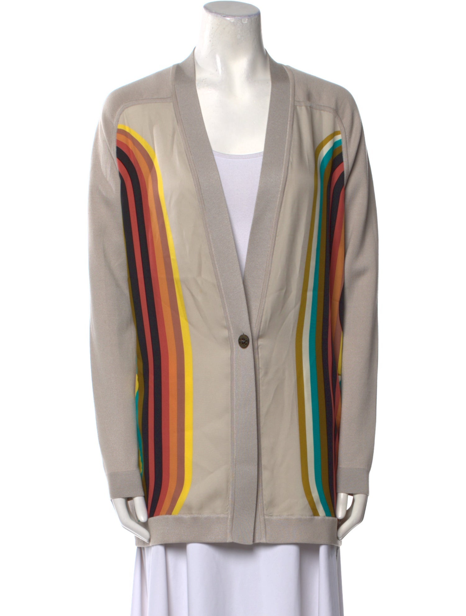 Hermès Silk Striped Sweater