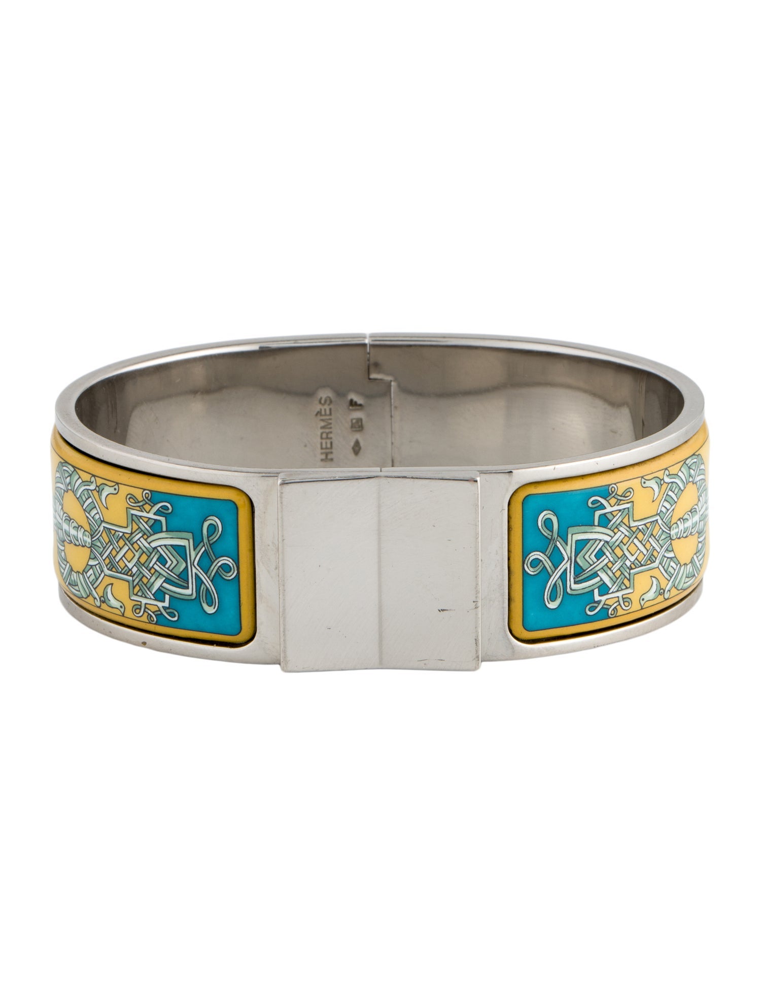 Hermès Enamel Loquet Hinge Bracelet