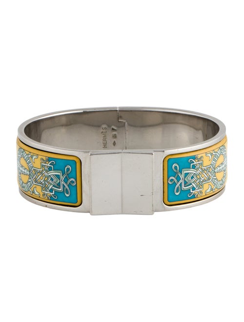 Hermès Enamel Loquet Hinge Bracelet