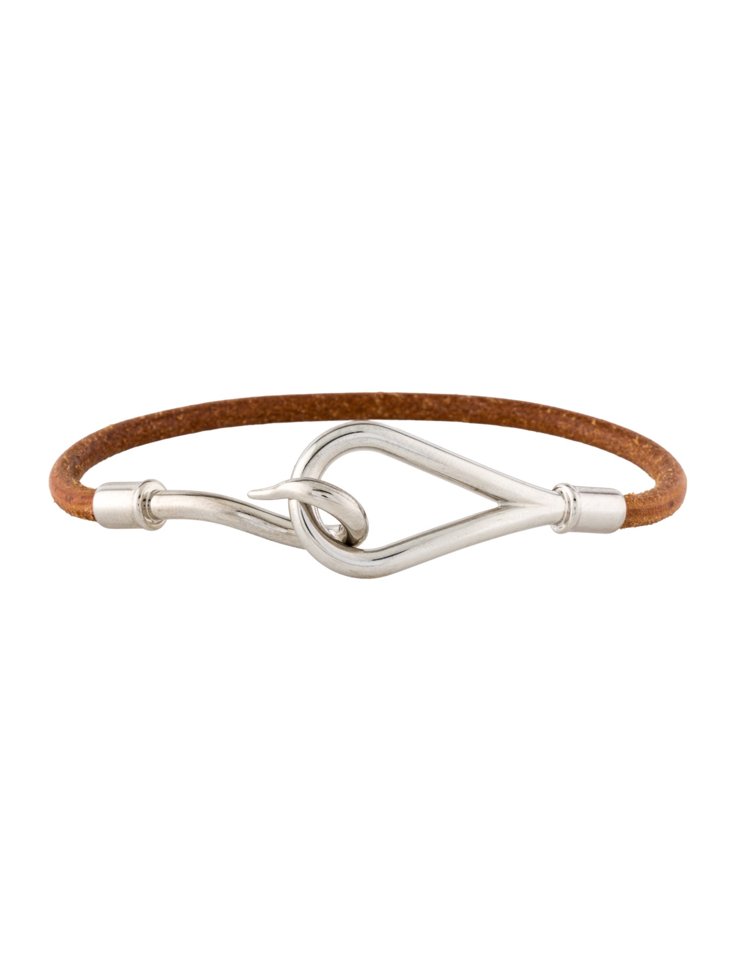 Hermès H Leather Wrap Bracelet