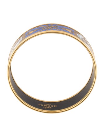 Hermès Enamel Grand Apparat Bangle Bracelet