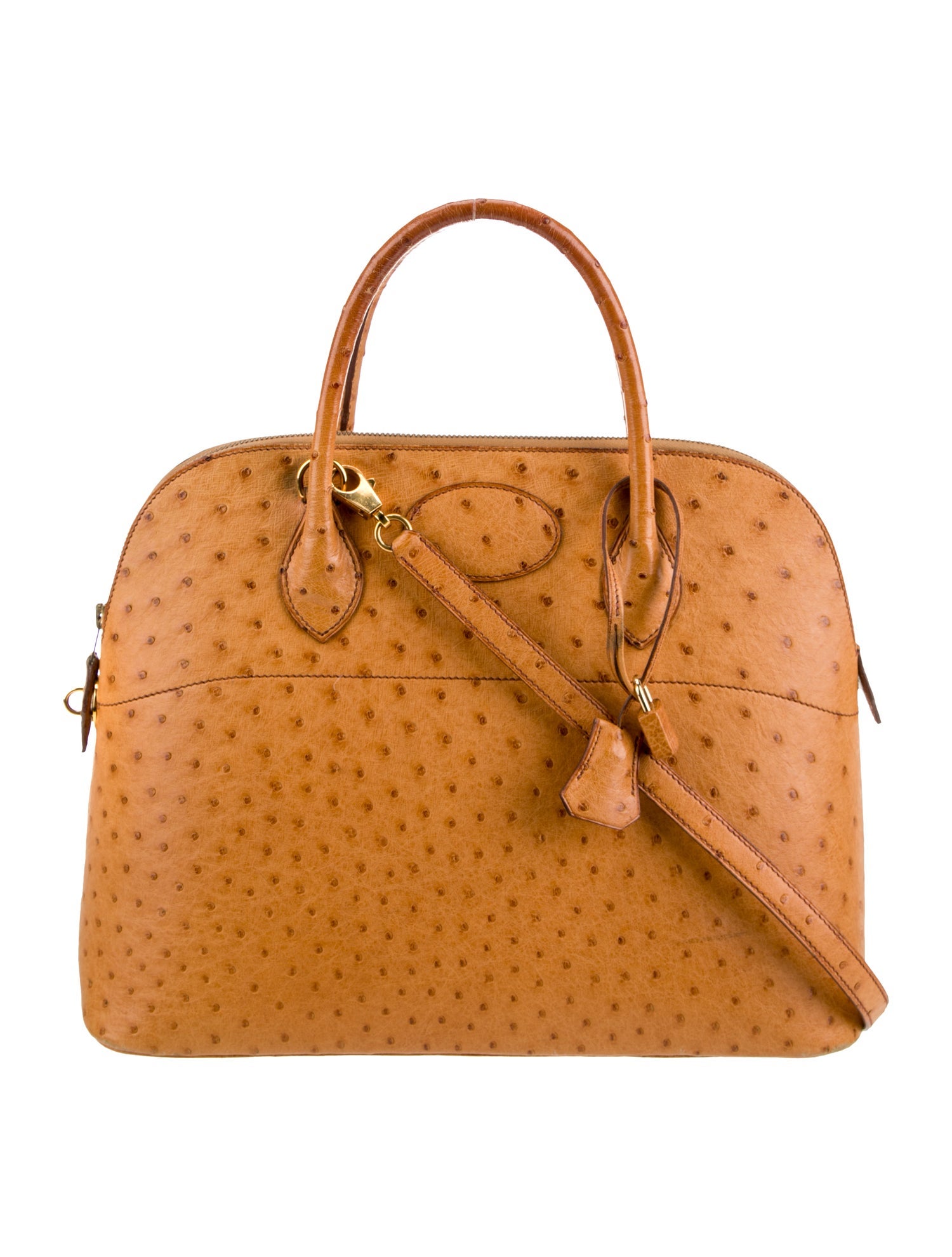 Hermès Ostrich Bolide 35