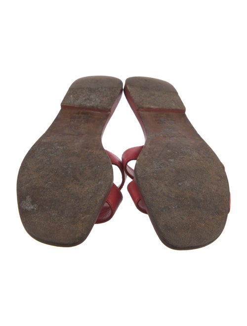 Hermès Oran Leather Slides