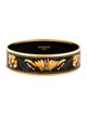 Hermès Wide Enamel Bangle Bracelet