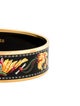 Hermès Wide Enamel Bangle Bracelet