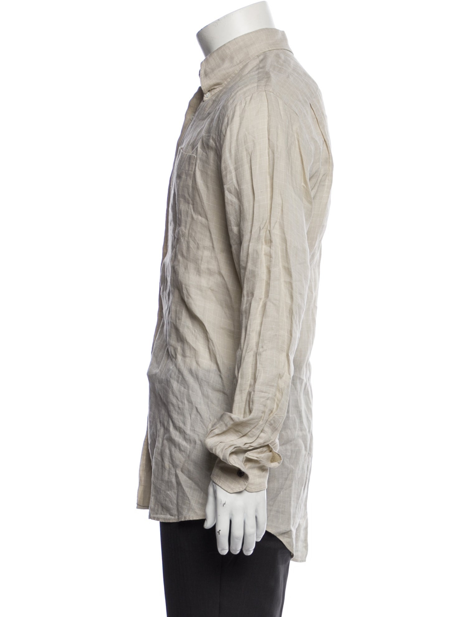 Hermès Linen Long Sleeve Shirt