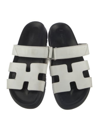 Hermès Chypre Leather Slides