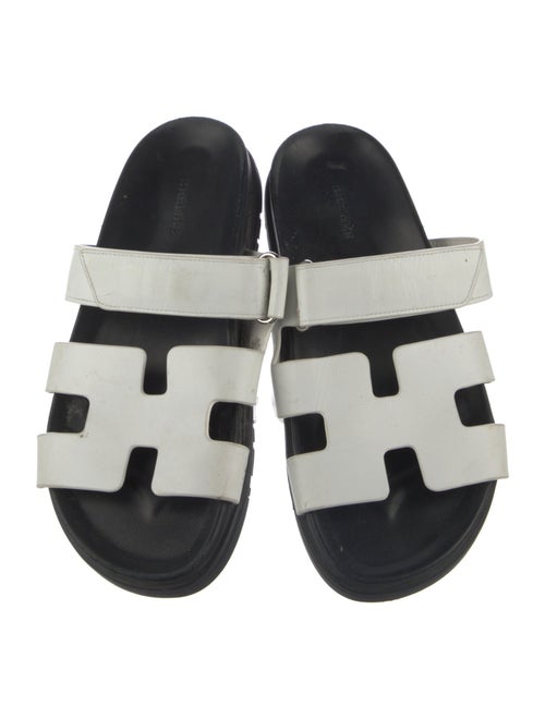 Hermès Chypre Leather Slides